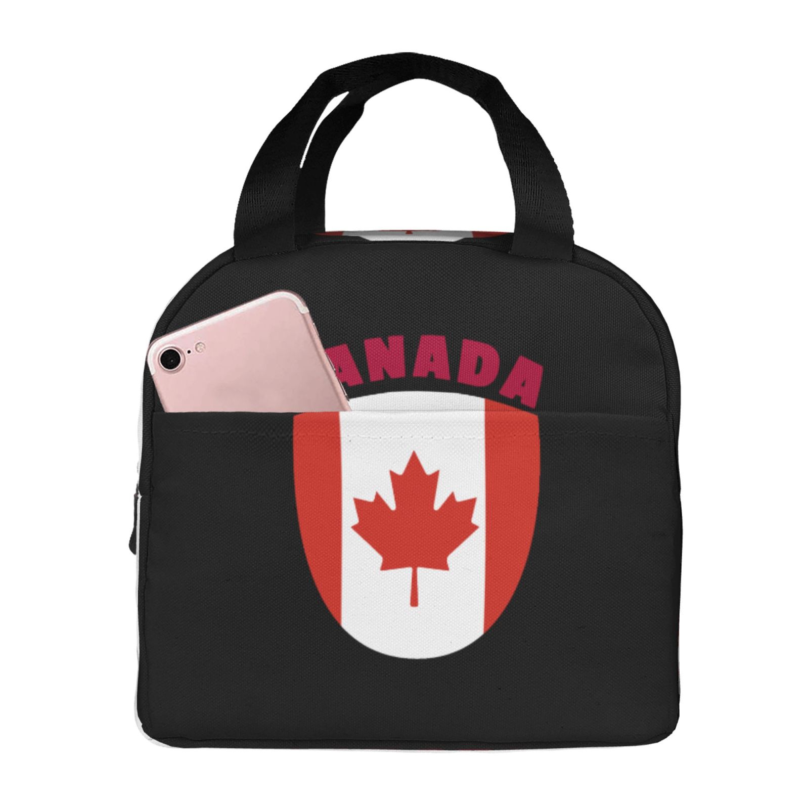 Women Bags Canada - Isolierte Lunchtasche mit Flagge von Kanada-Aufdruck