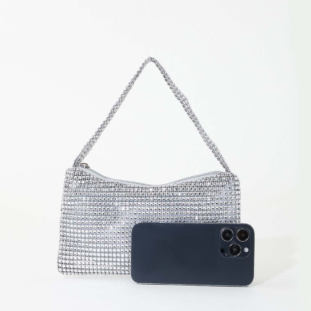 Clutch Bag Evening - Französische Glänzende Abendtasche Mini Unterarmtasche Glitzer