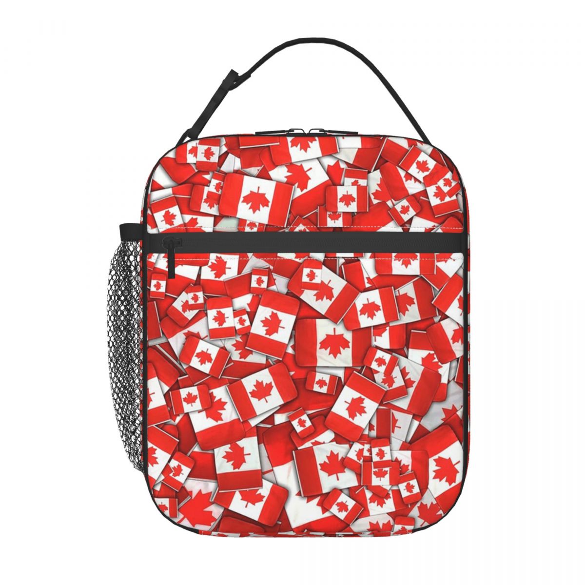 Women Bags Canada - Isolierte Lunchtasche mit kanadischem Flaggenmuster für