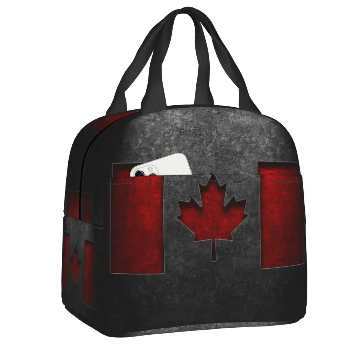 Women Bags Canada - Maßgefertigte Tasche mit Kanada-Flagge, Thermoisolierte Lunch-Taschen