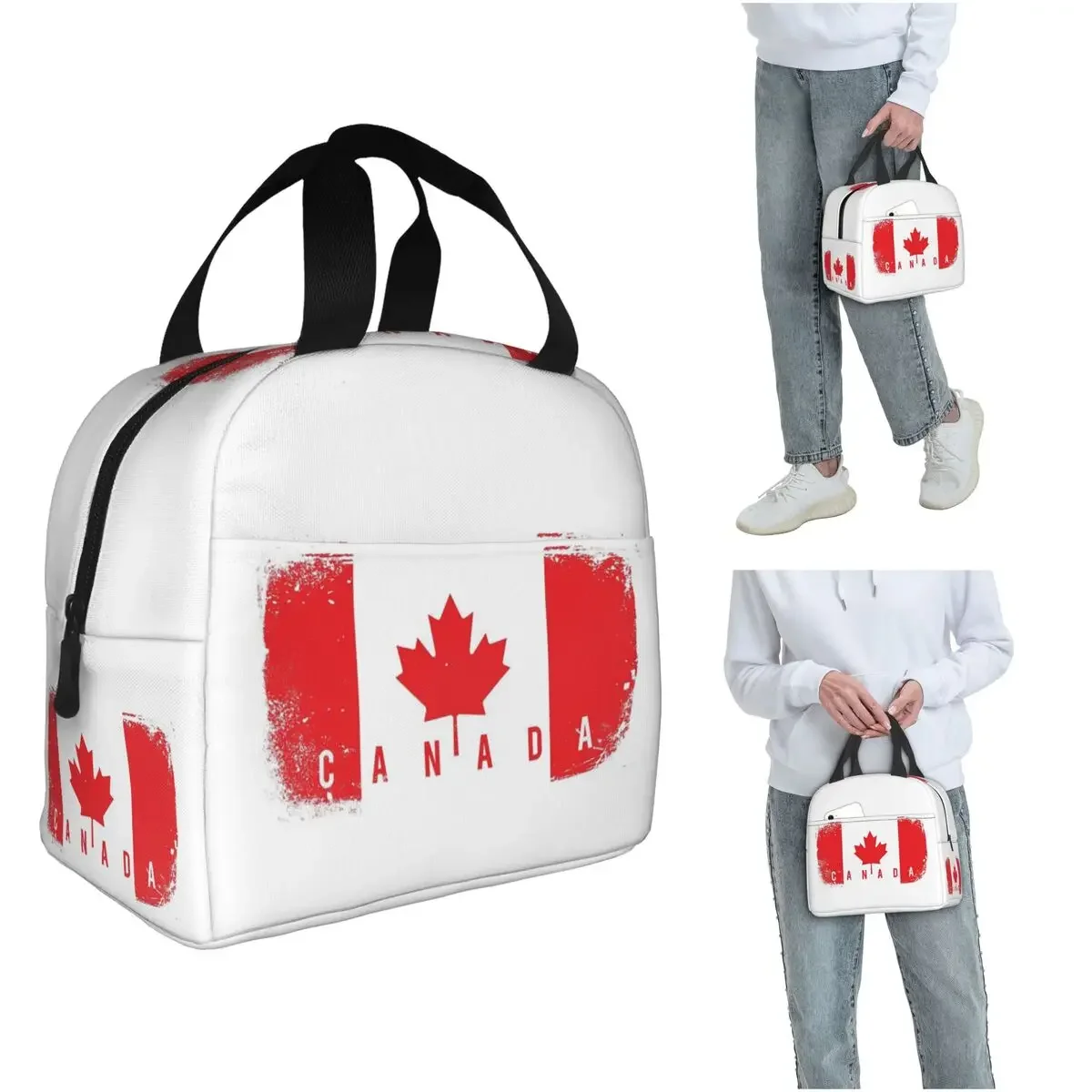 Women Bags Canada - Isolierte Lunch-Tasche mit Kanada-Flagge für Frauen