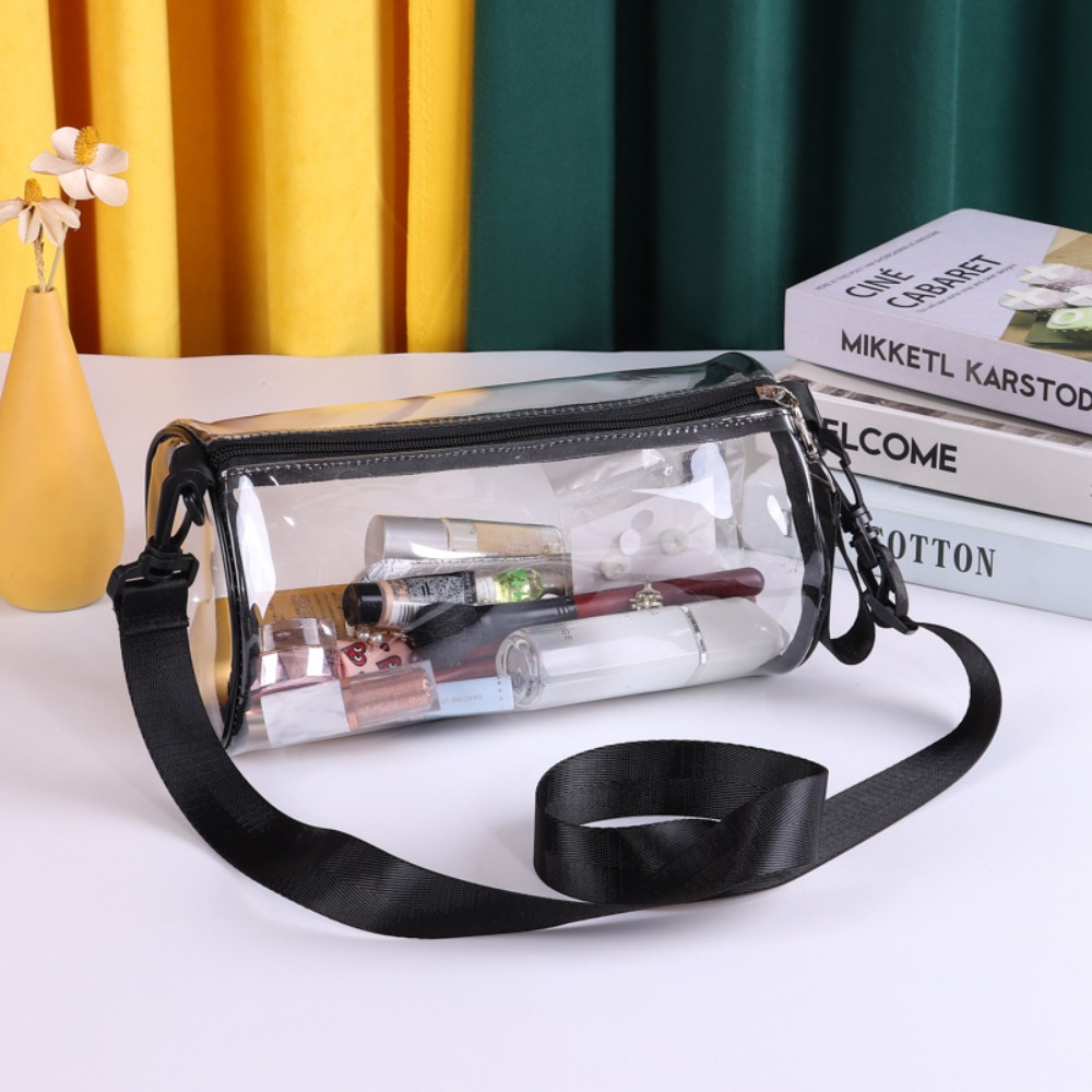 Women Bags Low Price - Transparente Laser-Umhängetasche für Damen, zylindrisch, modisch,