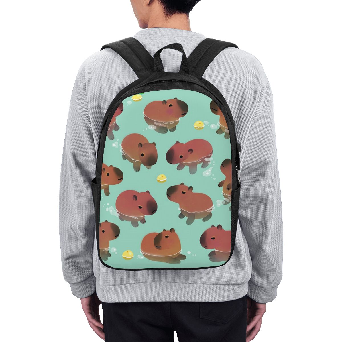 Rucksack mit Capybara-Tiermust – Women Bags Laptop Bewertung und Preis