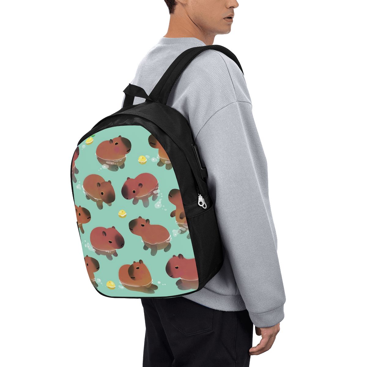 Rucksack mit Capybara-Tiermust – Women Bags Laptop Bewertung und Preis