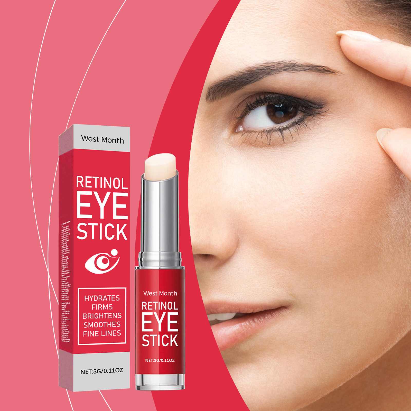Retinol-Augenstift mit Kollage – Women Bags Under Eyes Bewertung und Preis