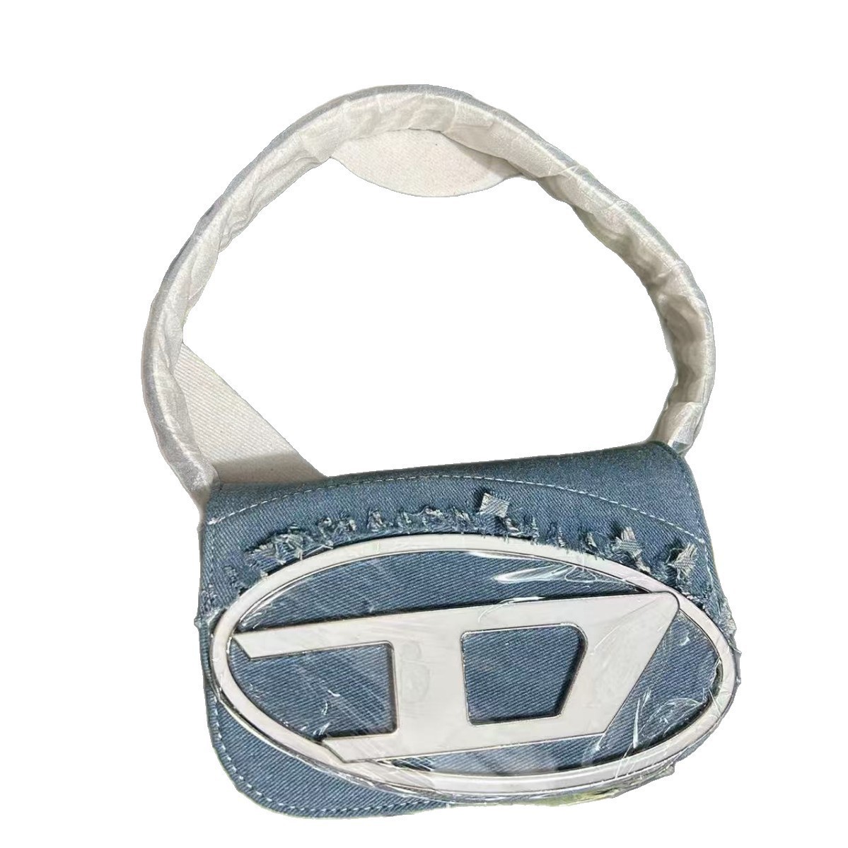 Reinweiße, glatte Leder-Mini-U – Women Bags Logo Bewertung und Preis