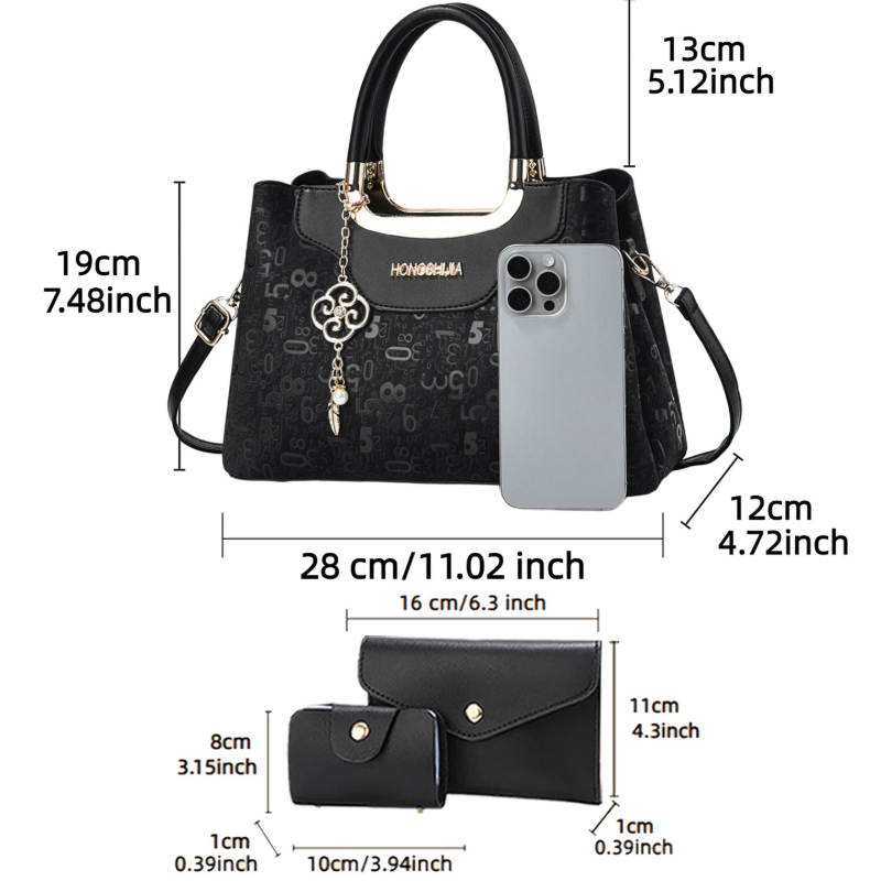 3-teiliges Modisches Damen-Han – Women'S Bags Handbags Bewertung und Preis
