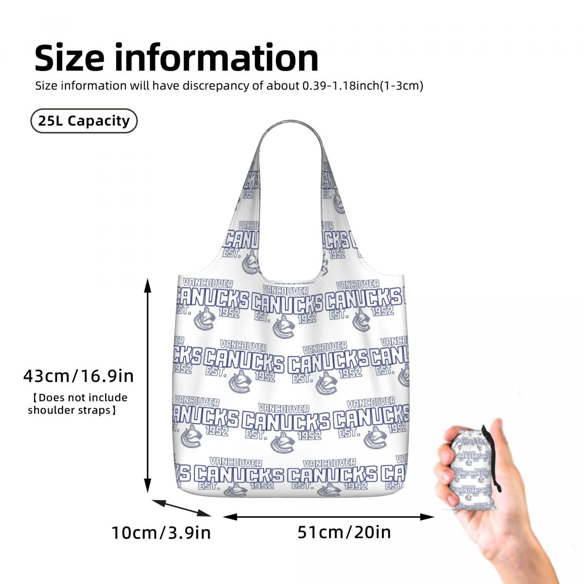 Vancouver Canucks Hockey Canad – Women Bags Canada Bewertung und Preis