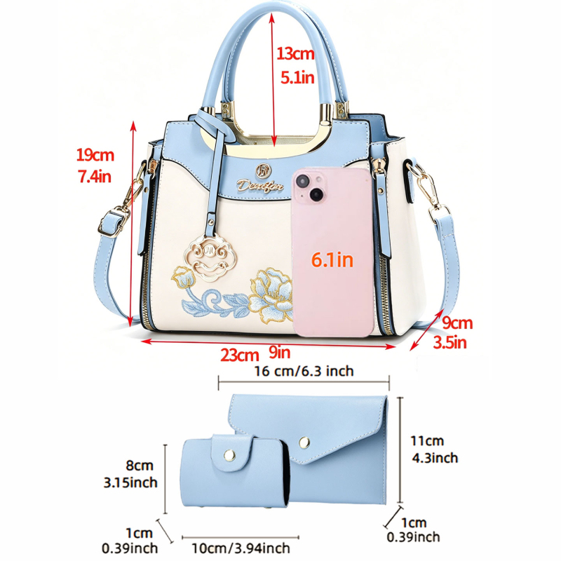 3-teiliges Set hochwertiger be – Women'S Bags Handbags Bewertung und Preis