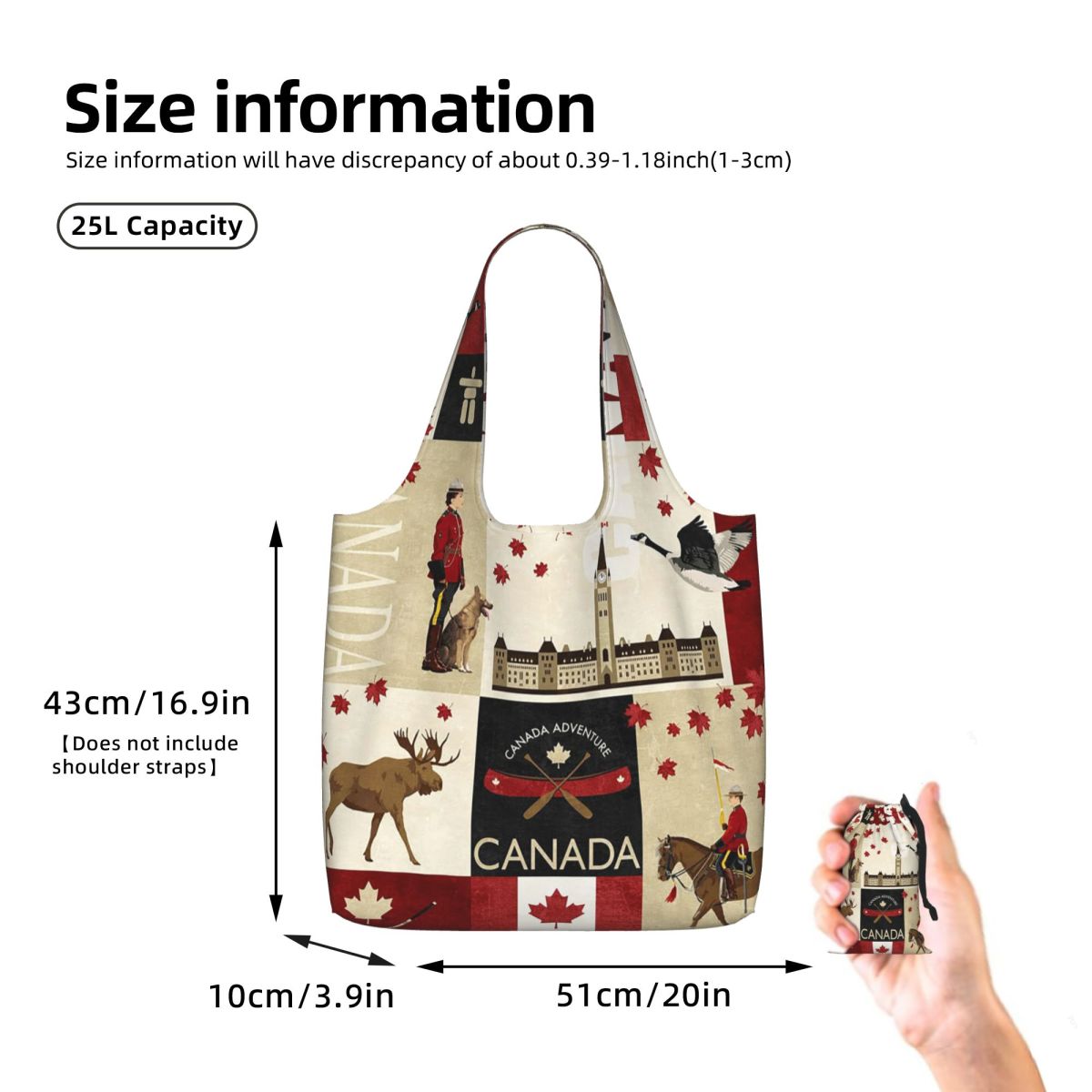 Kanada-Flagge Nationale Kultur – Women Bags Canada Bewertung und Preis