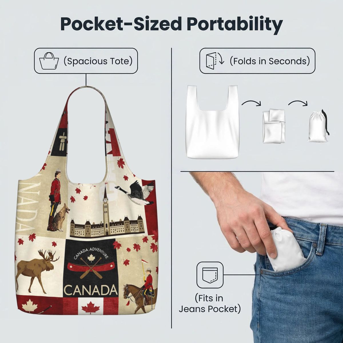 Kanada-Flagge Nationale Kultur – Women Bags Canada Bewertung und Preis