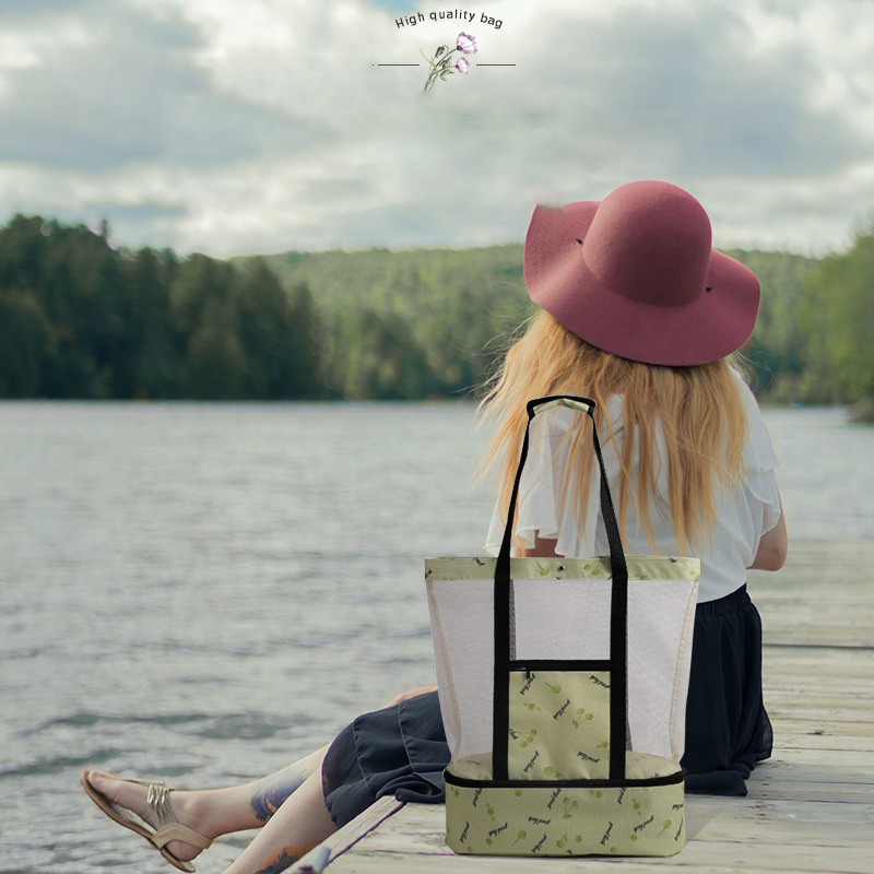Hohe Kapazität Frauen Mesh Tra – Women Bags Low Price Bewertung und Preis