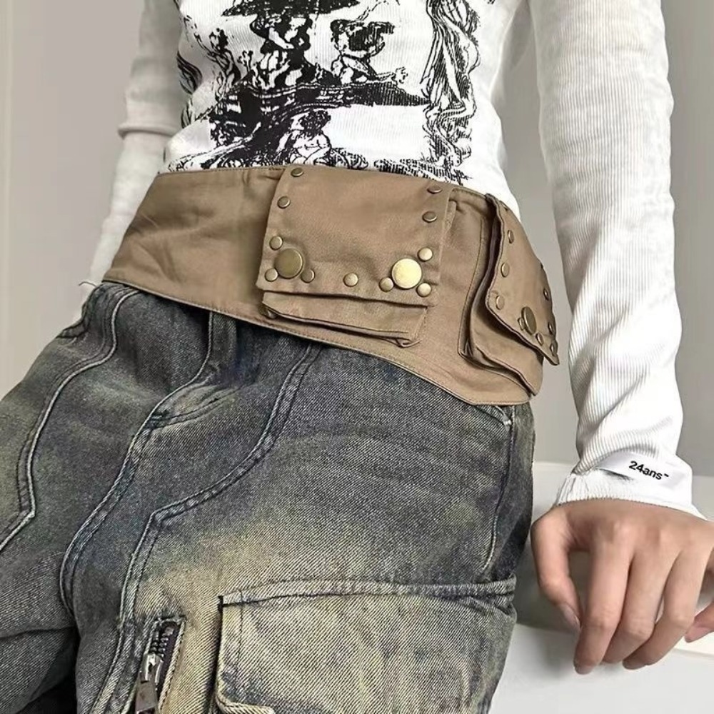 Trendiger Legierungs-Grunge-Gü – Women'S Bum Bags Bewertung und Preis