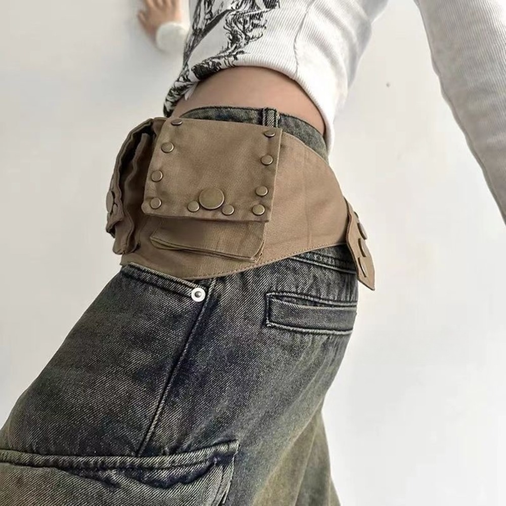 Trendiger Legierungs-Grunge-Gü – Women'S Bum Bags Bewertung und Preis