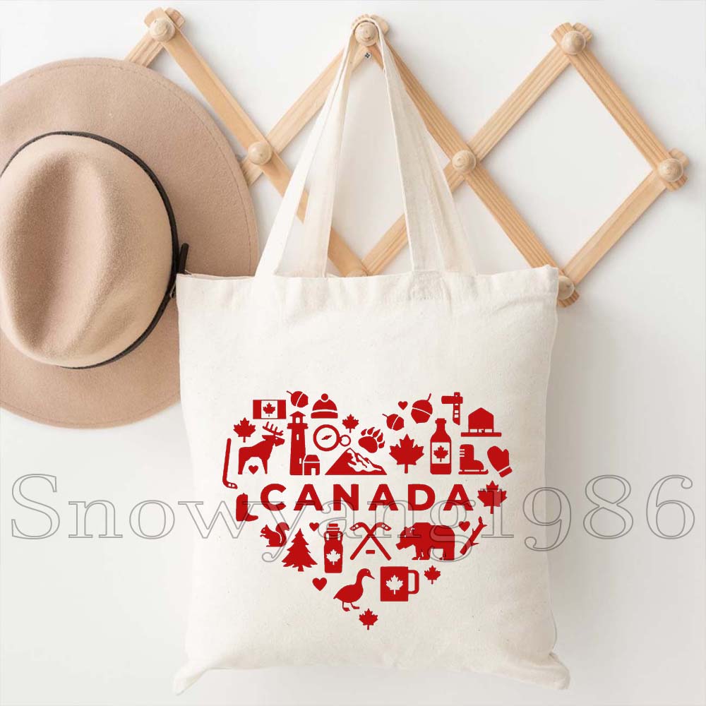 Kanada Karte Flagge Happy Cana – Women Bags Canada Bewertung und Preis
