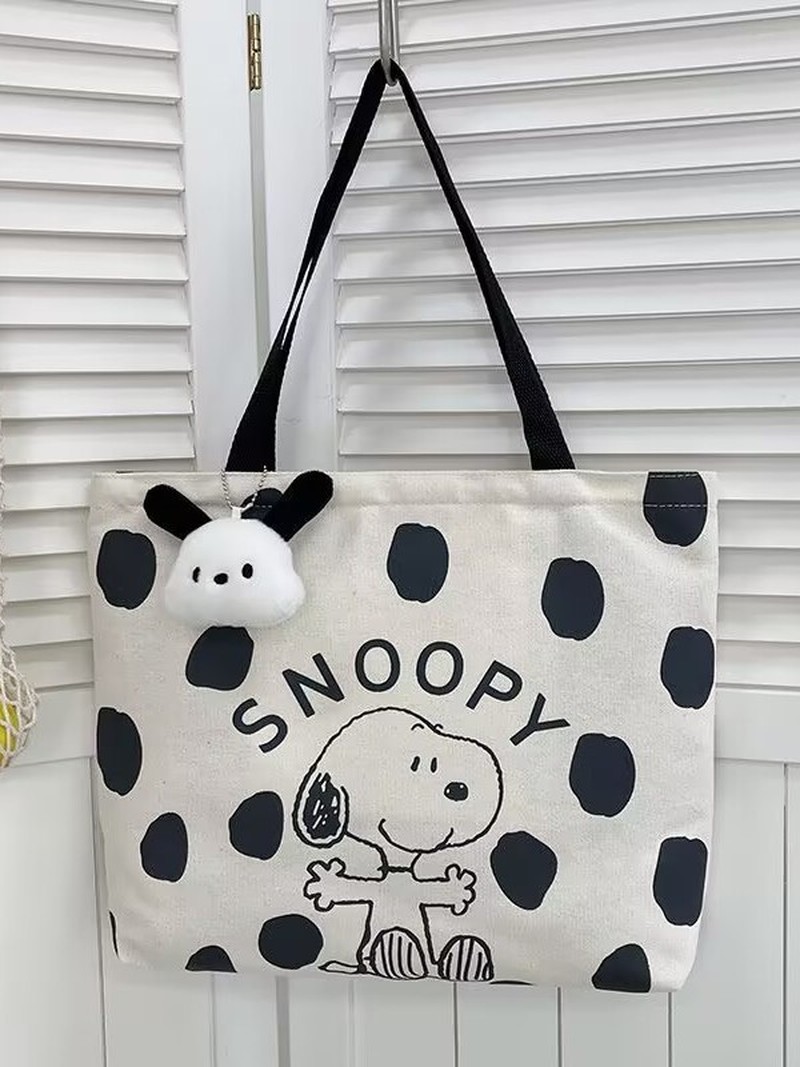 Cartoon Snoopy Canvas-Umhänget – Women'S Bags Handbags Bewertung und Preis