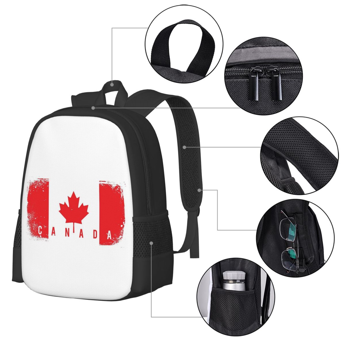 Studentenrucksack mit Kanada-F – Women Bags Canada Bewertung und Preis