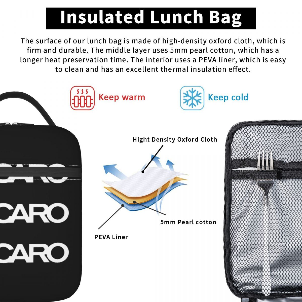 Isolierte Lunchtaschen mit ind – Women Bags Logo Bewertung und Preis