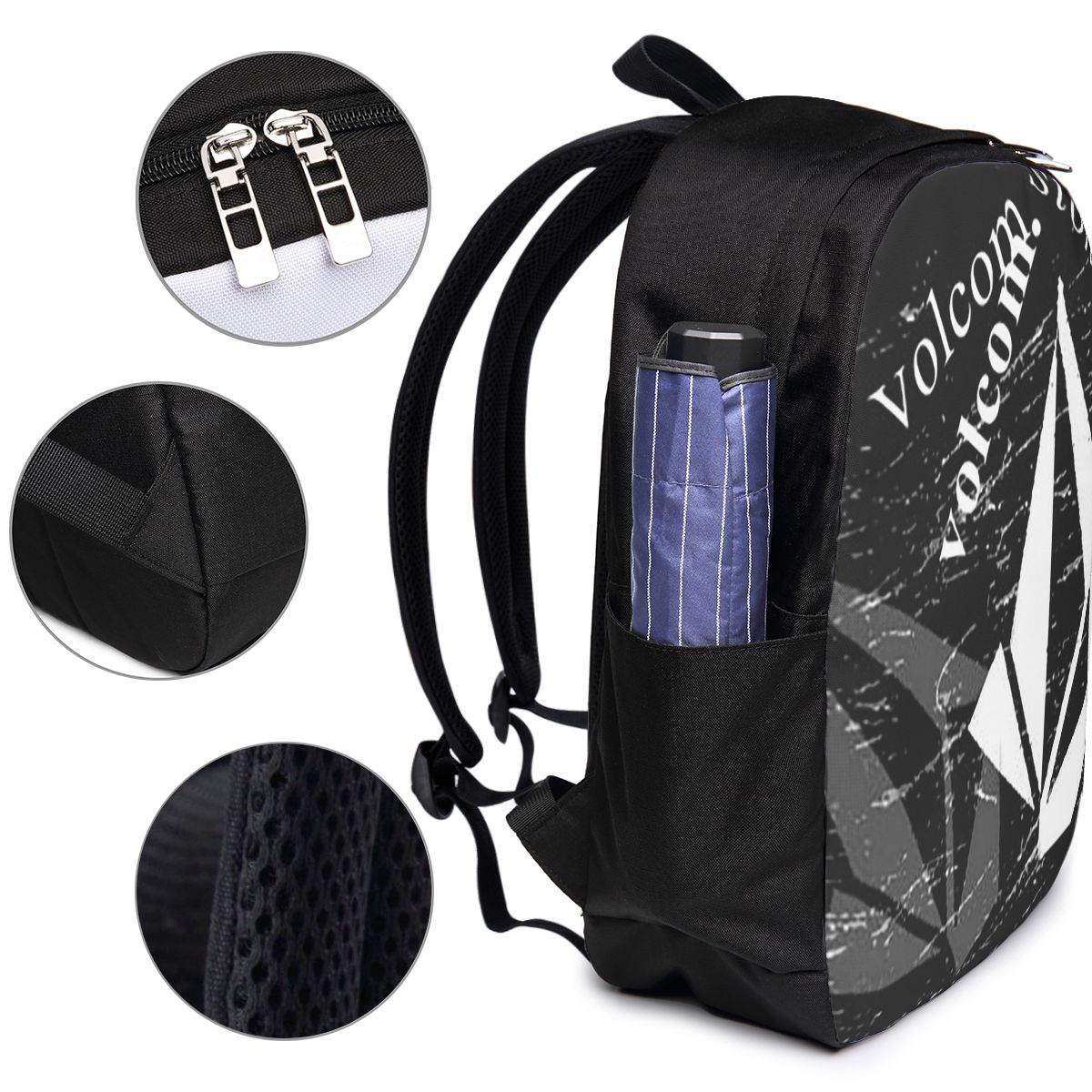V-Volcom Logo-Rucksack, Reiset – Women Bags Logo Bewertung und Preis