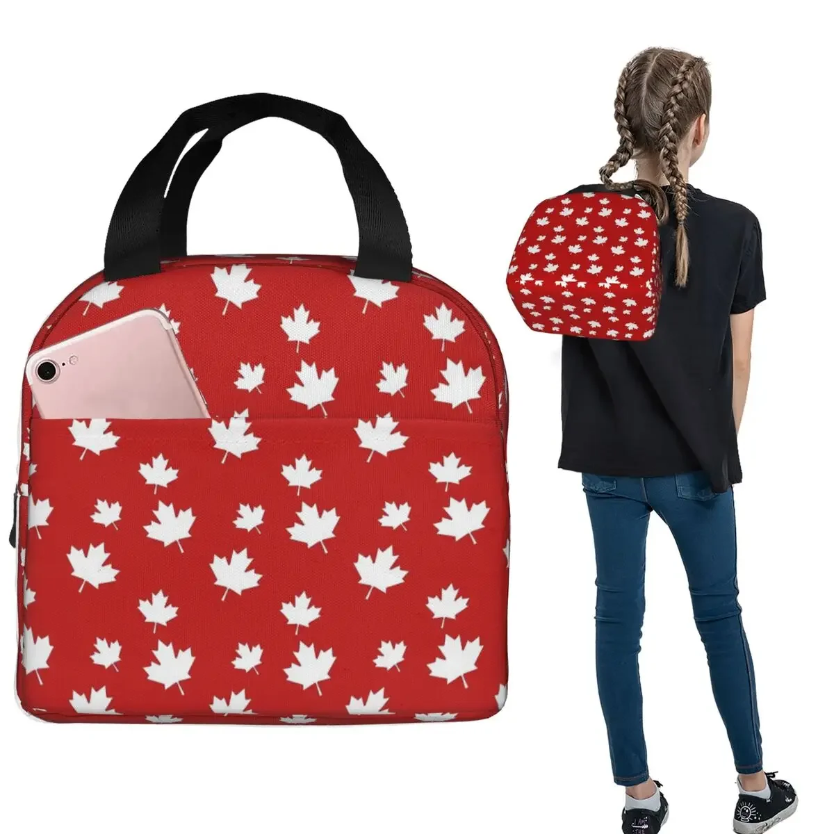 Kanada Ahornblatt-Flaggenmuste – Women Bags Canada Bewertung und Preis
