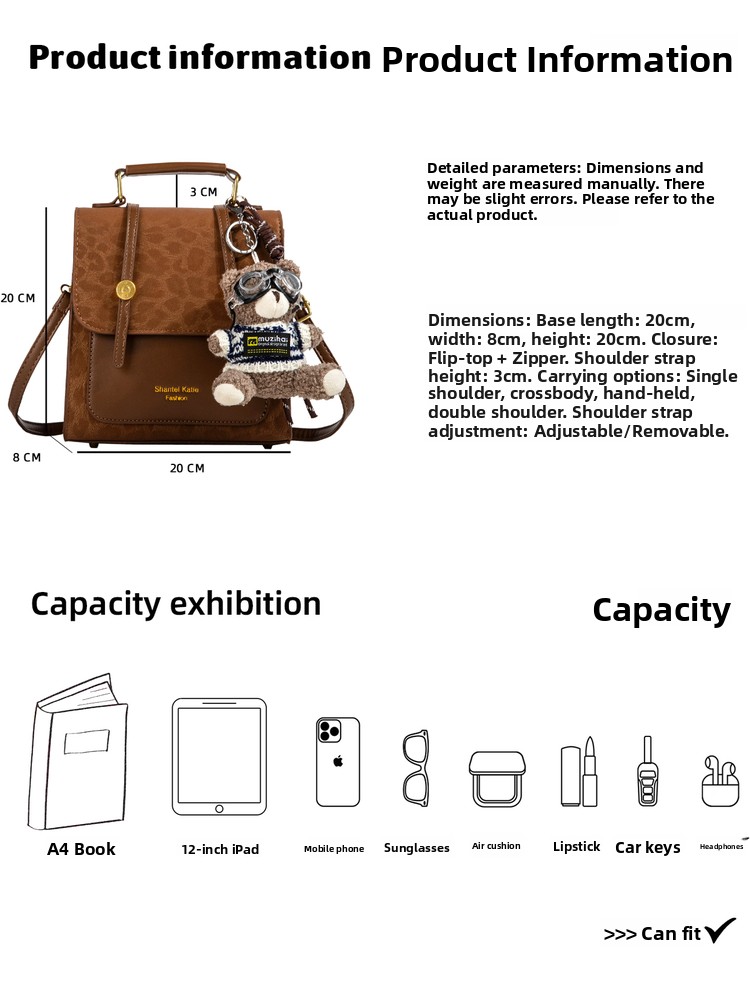 MuziKai Retro College-Stil Leo – Women Bags College Bewertung und Preis