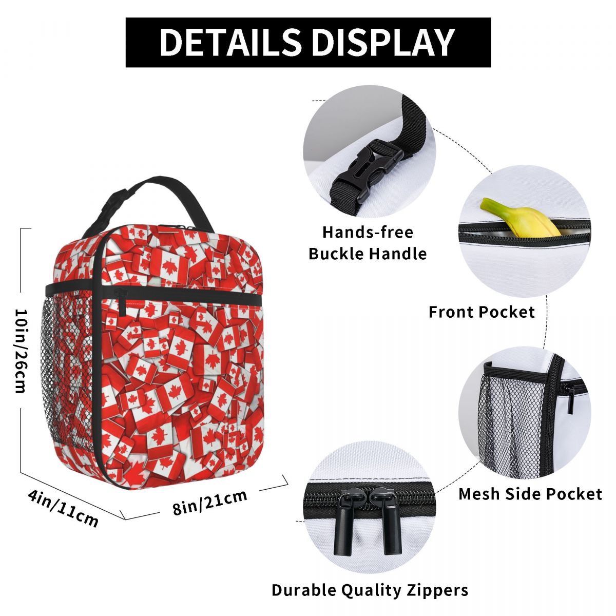 Isolierte Lunchtasche mit kana – Women Bags Canada Bewertung und Preis