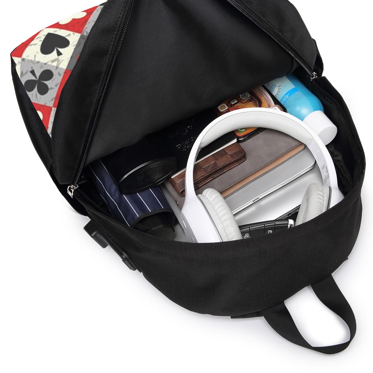 Rucksack mit Spielkarten-Poker – Women Bags Laptop Bewertung und Preis