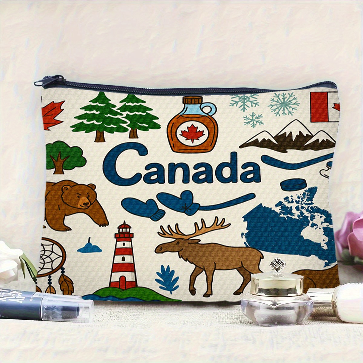 Eine Kosmetiktasche mit Kanada – Women Bags Canada Bewertung und Preis