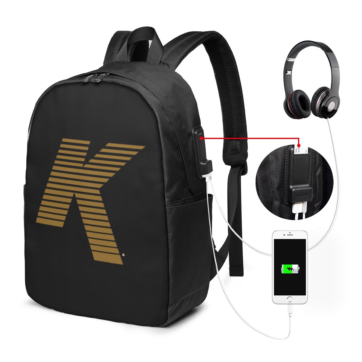Zildjian K Logo Rucksack, Reis – Women Bags Logo Bewertung und Preis