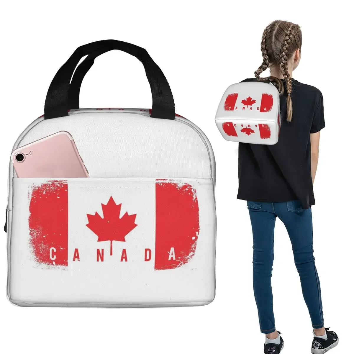 Isolierte Lunch-Tasche mit Kan – Women Bags Canada Bewertung und Preis