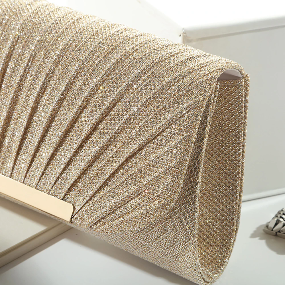 Frauen Abend Clutch Tasche wei – Women Bags Gold Bewertung und Preis