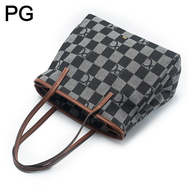 PG Retro Damen Karierte Traget – Women Bags Logo Bewertung und Preis