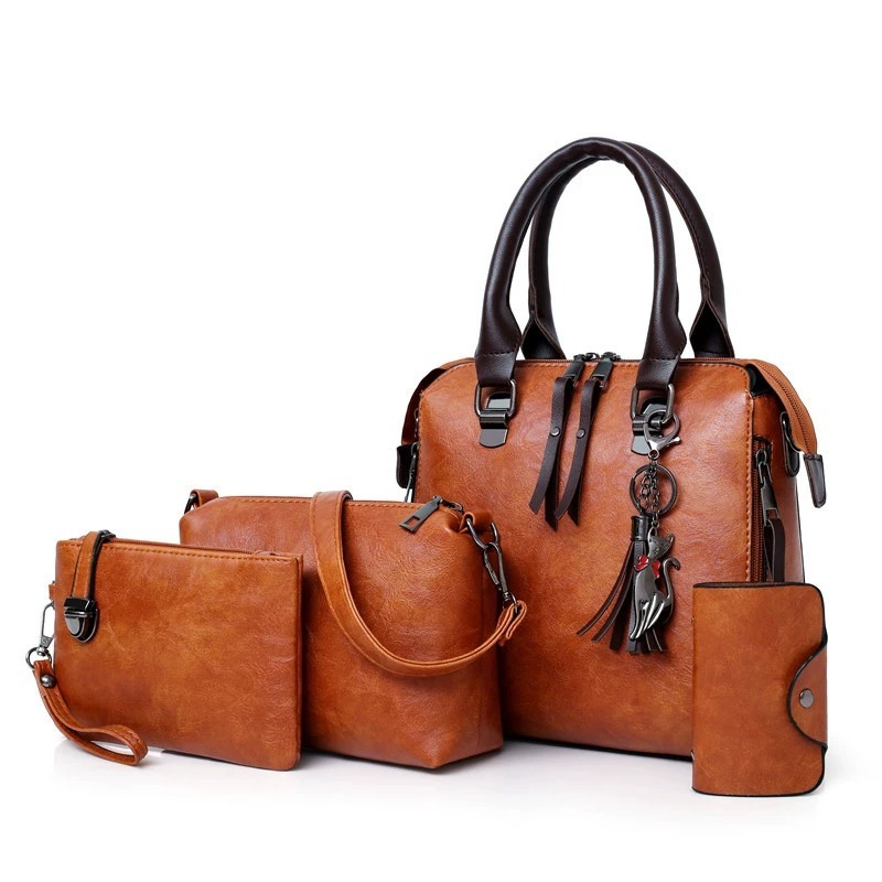 4-teiliges Einfarbiges Taschen – Women'S Bags Handbags Bewertung und Preis