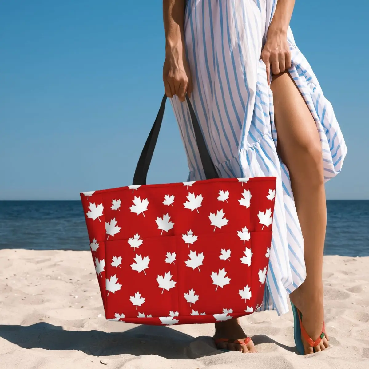 Kanada-Ahornblatt-Flaggenmuste – Women Bags Canada Bewertung und Preis